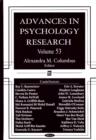 Image for Advances in psychology researchVol. 53