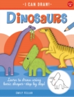 Image for Dinosaurs : Learn to draw using basic shapes--step by step!