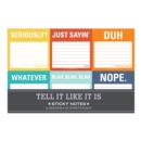 Image for Knock Knock Tell It Like It Is Sticky Note Packet