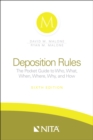 Image for Deposition Rules: The Pocket Guide to Who, What, When, Where, Why, and How