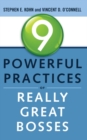 Image for 9 powerful practices of really great bosses