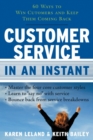 Image for Customer service in an instant: 60 ways to win customers and keep them coming back
