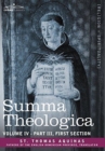 Image for Summa Theologica, Volume 4 (Part III, First Section)