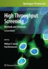 Image for High throughput screening  : methods and protocols