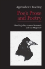Image for Appraoches to Teaching Poe&#39;s Prose and Poetry