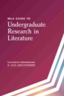 Image for MLA Guide to Undergraduate Research in Literature