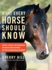 Image for What every horse should know