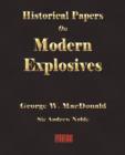 Image for Historical Papers on Modern Explosives