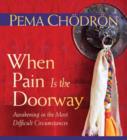 Image for When pain is the doorway  : awakening in the most difficult circumstances