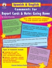 Image for Spanish &amp; English comments for report cards &amp; notes home