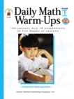 Image for Daily Math Warm-Ups, Grade 1: 180 Lessons and 18 Assessments; 36 Weeks of Lessons