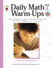 Image for Daily Math Warm-Ups, Grade 4: 180 Lessons and 18 Assessments; 36 Weeks of Lessons