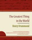 Image for The Greatest Thing in the World - Henry Drummond