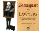 Image for Shakespeare for Lawyers