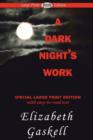 Image for A Dark Night&#39;s Work (Large Print Edition)