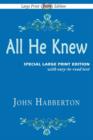 Image for All He Knew (a Story)