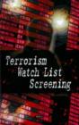 Image for Terrorism Watch List Screening