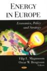 Image for Energy in Europe : Economics, Policy &amp; Strategy