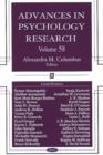 Image for Advances in Psychology Research : Volume 58