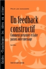 Image for Feedback That Works : How to Build and Deliver Your Message, First Edition (French)
