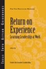 Image for Return on Experience: Learning Leadership at Work