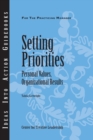 Image for Setting Priorities: Personal Values, Organizational Results
