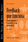 Image for Feedback That Works: How to Build and Deliver Your Message (Portuguese for Europe)