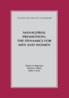 Image for Managerial Promotion : The Dynamics for Men and Women