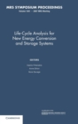 Image for Life-Cycle Analysis for New Energy Conversion and Storage Systems: Volume 1041