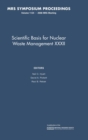 Image for Scientific Basis for Nuclear Waste Management XXXII: Volume 1124