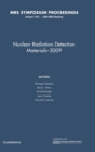 Image for Nuclear Radiation Detection Materials - 2009: Volume 1164