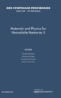 Image for Materials and Physics for Nonvolatile Memories II: Volume 1250