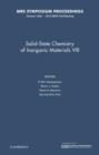 Image for Solid-state Chemistry of Inorganic Materials VIII: Volume 1309