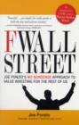 Image for F Wall Street  : Joe Ponzio&#39;s no-nonsense approach to value investing for the rest of us