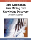 Image for Rare Association Rule Mining and Knowledge Discovery