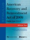 Image for Stimulus: American Recovery and Reinvestment Act of 2009: PL 111-5 : Official Text