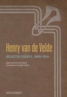 Image for Henry Van De Velde: Selected Essays, 1889-1914