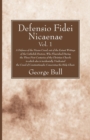 Image for Defensio Fidei Nicaenae, vol. 1