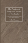 Image for The Origin and Religious Contents of The Psalter
