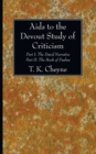 Image for Aids to the Devout Study of Criticism