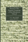 Image for Manual of the Aramaic Language of the Palestinian Talmud