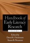 Image for Handbook of early literacy research. : Vol. 2