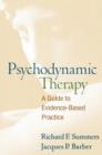 Image for Psychodynamic therapy  : a guide to evidence-based practice