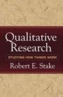 Image for Qualitative research  : studying how things work