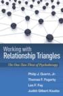 Image for Working with relationship triangles  : the one-two-three of psychotherapy