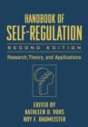 Image for Handbook of self-regulation  : research, theory, and applications