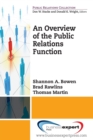 Image for An Overview of the Public Relations Function