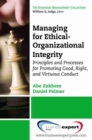 Image for Managing for Ethical-Organizational Integrity