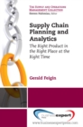 Image for Supply Chain Planning and Analytics