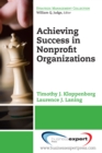 Image for Achieving success in nonprofit organizations